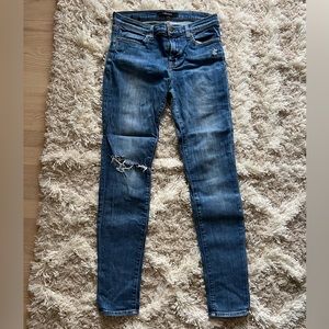 J Brand Skinny Distressed Jeans